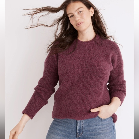Madewell Belfiore Ribbed Pullover Sweater - Picture 1 of 5